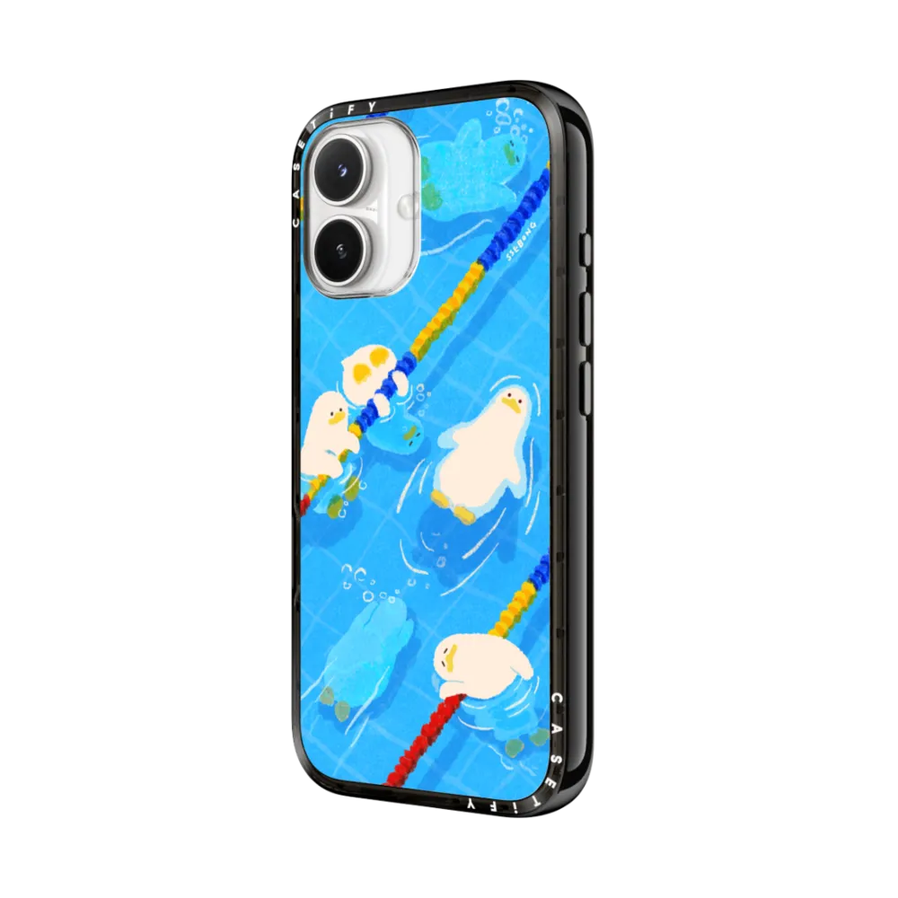Compact iPhone 17 Case MagSafe Compatible - POOL time