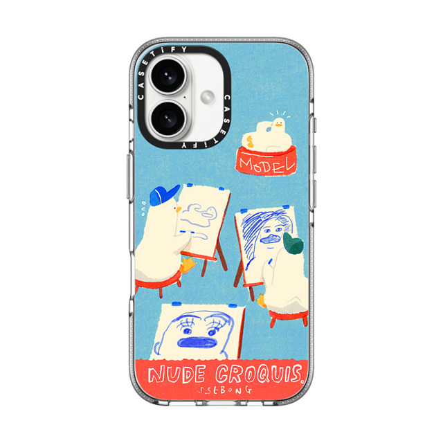 SSEBONG x CASETiFY iPhone 16 ケース Animal,Cartoon クリア クリア ケース MagSafe対応 NUDE CROQUIS Father's Day SSEBONG x CASETiFY iPhone 16 ケース Animal,Cartoon クリア クリア ケース MagSafe対応 NUDE CROQUIS Father's Day