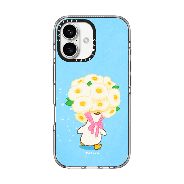 SSEBONG x CASETiFY iPhone 16 ケース クリア クリア ケース MagSafe対応 Flower duck Father's Day SSEBONG x CASETiFY iPhone 16 ケース クリア クリア ケース MagSafe対応 Flower duck Father's Day