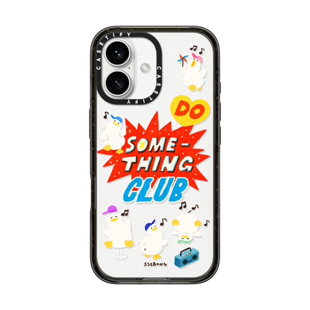 SSEBONG x CASETiFY iPhone 16 Case Animal,Cartoon Black Impact Case Do something club Mother's Day SSEBONG x CASETiFY iPhone 16 Case Animal,Cartoon Black Impact Case Do something club Mother's Day