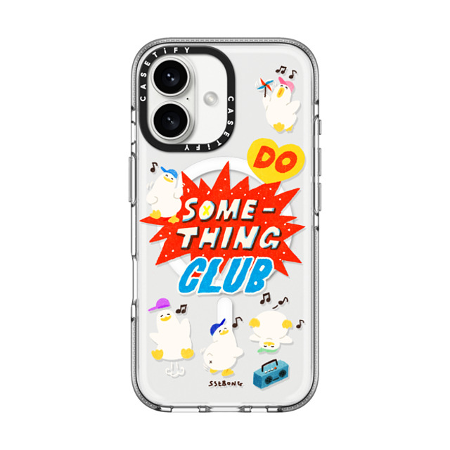 SSEBONG x CASETiFY iPhone 16 ケース Animal,Cartoon クリア クリア ケース MagSafe対応 Do something club Father's Day SSEBONG x CASETiFY iPhone 16 ケース Animal,Cartoon クリア クリア ケース MagSafe対応 Do something club Father's Day