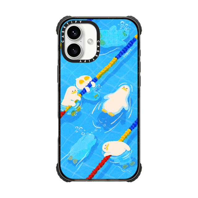 SSEBONG x CASETiFY iPhone 16 Plus Case Black ウルトラ インパクトケース MagSafe 対応 POOL time SSEBONG x CASETiFY iPhone 16 Plus Case Black ウルトラ インパクトケース MagSafe 対応 POOL time
