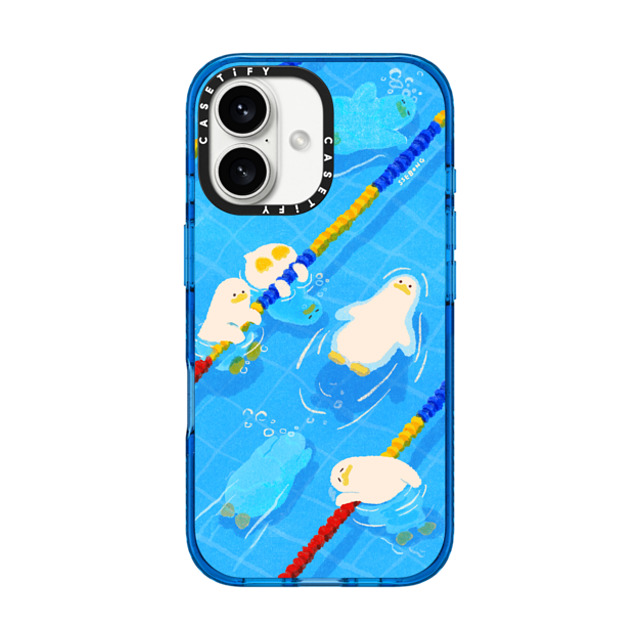 SSEBONG x CASETiFY iPhone 16 ケース スカイブルー インパクトケース POOL time