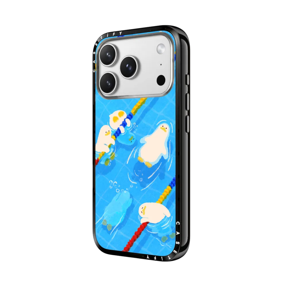 Compact iPhone 17 Pro Case MagSafe Compatible - POOL time