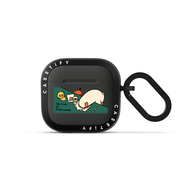 SSEBONG x CASETiFY AirPods 4 Animal,Cartoon チャコール バウンス ケース I'm sick of everything Back to School SSEBONG x CASETiFY AirPods 4 Animal,Cartoon チャコール バウンス ケース I'm sick of everything Back to School