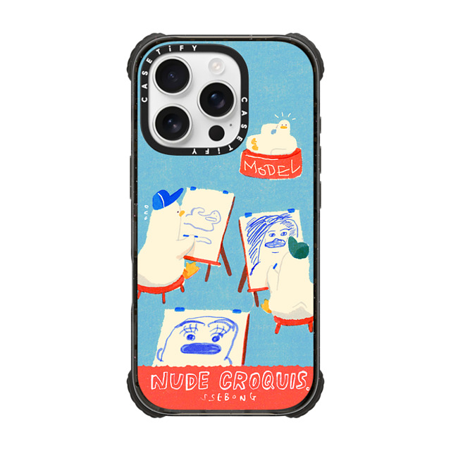 SSEBONG x CASETiFY iPhone 16 Pro Case Animal,Cartoon Black ウルトラ インパクトケース MagSafe 対応 NUDE CROQUIS Mother's Day SSEBONG x CASETiFY iPhone 16 Pro Case Animal,Cartoon Black ウルトラ インパクトケース MagSafe 対応 NUDE CROQUIS Mother's Day