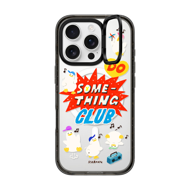 SSEBONG x CASETiFY iPhone 16 Pro Case Animal,Cartoon Black インパクトリングスタンドケース MagSafe対応 Do something club Father's Day SSEBONG x CASETiFY iPhone 16 Pro Case Animal,Cartoon Black インパクトリングスタンドケース MagSafe対応 Do something club Father's Day