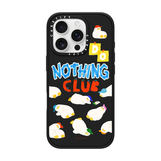 SSEBONG x CASETiFY iPhone 16 Pro Case マットブラック Impact Case MagSafe Compatible Do nothing club Mother's Day SSEBONG x CASETiFY iPhone 16 Pro Case マットブラック Impact Case MagSafe Compatible Do nothing club Mother's Day