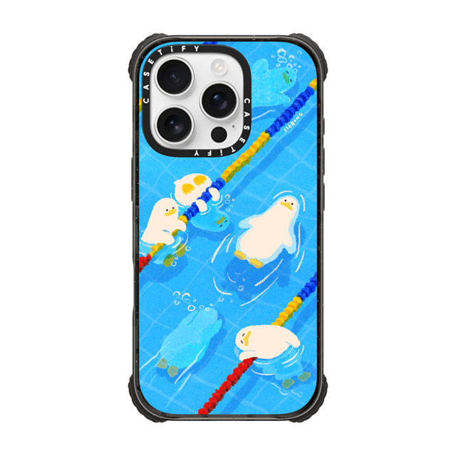 SSEBONG x CASETiFY iPhone 16 Pro Case Black ウルトラ インパクトケース MagSafe 対応 POOL time SSEBONG x CASETiFY iPhone 16 Pro Case Black ウルトラ インパクトケース MagSafe 対応 POOL time
