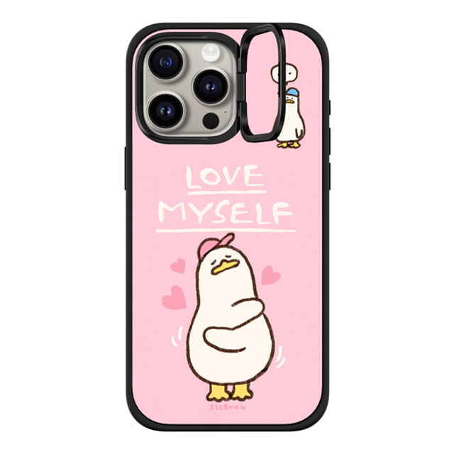 SSEBONG x CASETiFY iPhone 15 Pro Max Case Matte Black インパクトリングスタンドケース MagSafe対応 Love myself SSEBONG x CASETiFY iPhone 15 Pro Max Case Matte Black インパクトリングスタンドケース MagSafe対応 Love myself