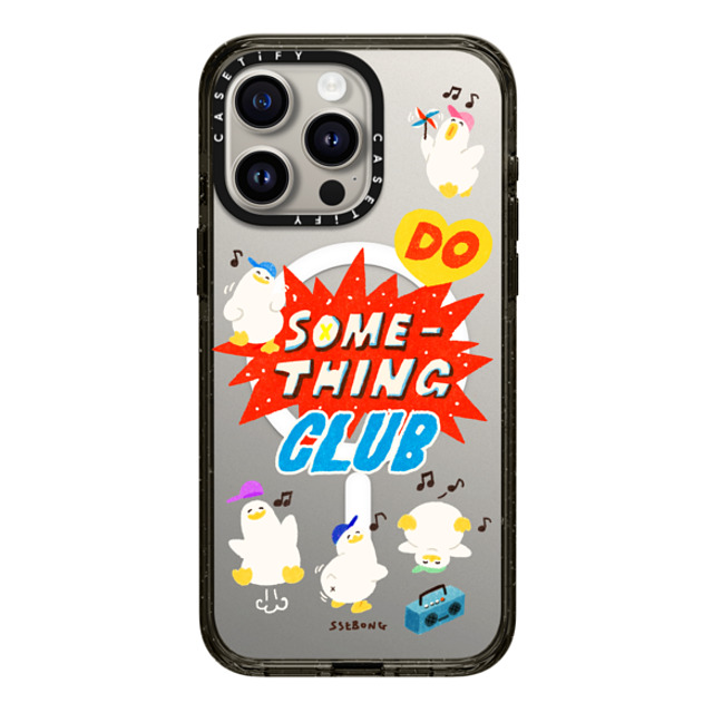 SSEBONG x CASETiFY iPhone 15 Pro Max Case Animal,Cartoon Black Impact Case MagSafe Compatible Do something club Father's Day SSEBONG x CASETiFY iPhone 15 Pro Max Case Animal,Cartoon Black Impact Case MagSafe Compatible Do something club Father's Day