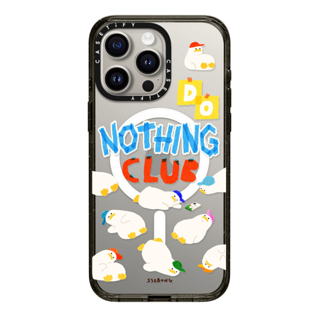 SSEBONG x CASETiFY iPhone 15 Pro Max Case Black Impact Case MagSafe Compatible Do nothing club Mother's Day SSEBONG x CASETiFY iPhone 15 Pro Max Case Black Impact Case MagSafe Compatible Do nothing club Mother's Day