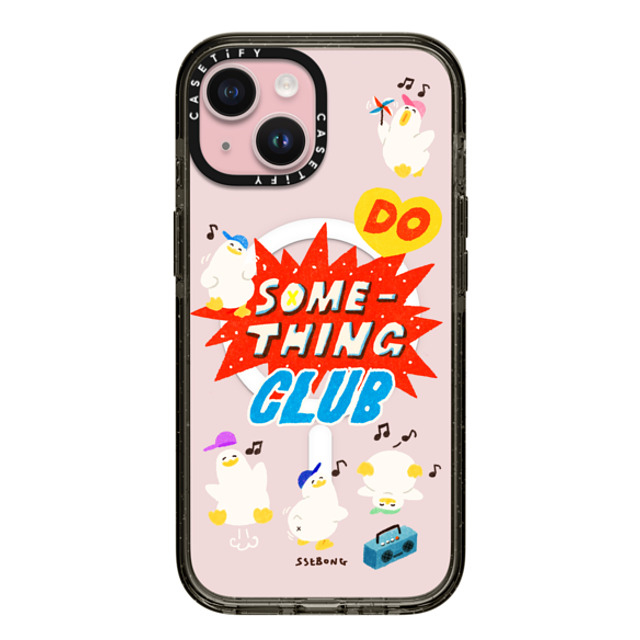 SSEBONG x CASETiFY iPhone 15 Case Animal,Cartoon Black Impact Case MagSafe Compatible Do something club Father's Day SSEBONG x CASETiFY iPhone 15 Case Animal,Cartoon Black Impact Case MagSafe Compatible Do something club Father's Day