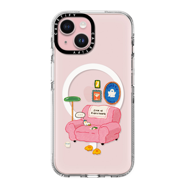 SSEBONG x CASETiFY iPhone 15 ケース クリア クリア ケース MagSafe対応 Tiny duck