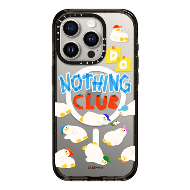 SSEBONG x CASETiFY iPhone 15 Pro Case Black Impact Case MagSafe Compatible Do nothing club Mother's Day SSEBONG x CASETiFY iPhone 15 Pro Case Black Impact Case MagSafe Compatible Do nothing club Mother's Day