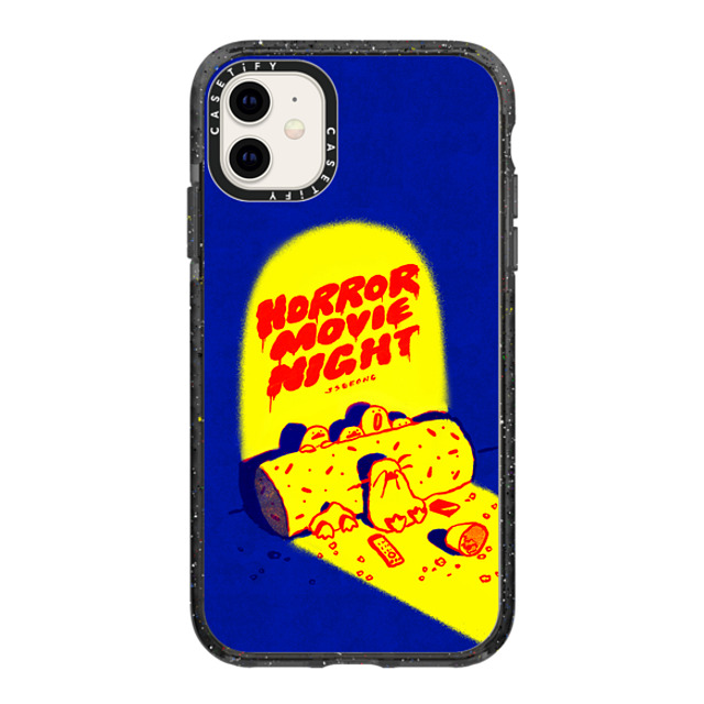 SSEBONG x CASETiFY iPhone 11 ケース Animal,Cartoon ブラック インパクトケース HORROR MOVIE NIGHT Back to School SSEBONG x CASETiFY iPhone 11 ケース Animal,Cartoon ブラック インパクトケース HORROR MOVIE NIGHT Back to School