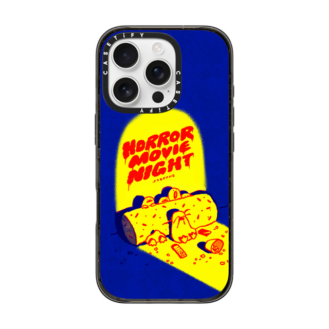 SSEBONG x CASETiFY iPhone 16 Pro Case Animal,Cartoon Black Impact Case HORROR MOVIE NIGHT Back to School SSEBONG x CASETiFY iPhone 16 Pro Case Animal,Cartoon Black Impact Case HORROR MOVIE NIGHT Back to School