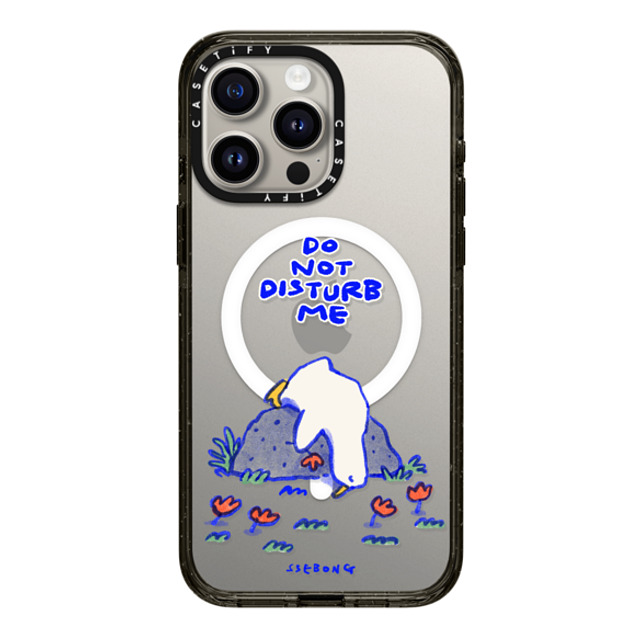 SSEBONG x CASETiFY iPhone 15 Pro Max ケース Floral,Animal ブラック インパクトケース MagSafe対応 Do not disturb me Back to School SSEBONG x CASETiFY iPhone 15 Pro Max ケース Floral,Animal ブラック インパクトケース MagSafe対応 Do not disturb me Back to School