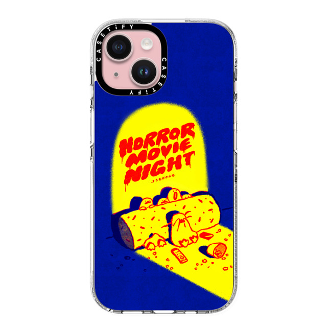 SSEBONG x CASETiFY iPhone 15 Case Animal,Cartoon クリア クリア ケース MagSafe対応 HORROR MOVIE NIGHT Back to School SSEBONG x CASETiFY iPhone 15 Case Animal,Cartoon クリア クリア ケース MagSafe対応 HORROR MOVIE NIGHT Back to School