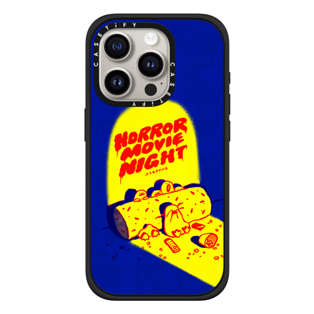 SSEBONG x CASETiFY iPhone 15 Pro Case Animal,Cartoon Matte Black Impact Case MagSafe Compatible HORROR MOVIE NIGHT Back to School SSEBONG x CASETiFY iPhone 15 Pro Case Animal,Cartoon Matte Black Impact Case MagSafe Compatible HORROR MOVIE NIGHT Back to School