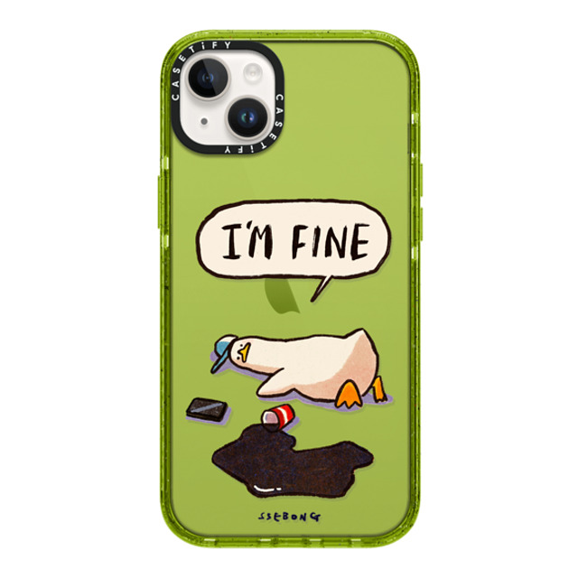 SSEBONG x CASETiFY iPhone 14 Plus ケース Animal,Cartoon Kiwi インパクトケース I'm fine Mother's Day SSEBONG x CASETiFY iPhone 14 Plus ケース Animal,Cartoon Kiwi インパクトケース I'm fine Mother's Day