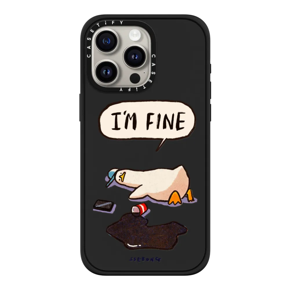 Impact iPhone 15 Pro Max Case - I'm fine