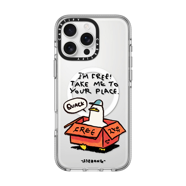SSEBONG x CASETiFY iPhone 16 Pro Max Case Animal,Cartoon クリア クリア ケース MagSafe対応 I'm free Mother's Day SSEBONG x CASETiFY iPhone 16 Pro Max Case Animal,Cartoon クリア クリア ケース MagSafe対応 I'm free Mother's Day