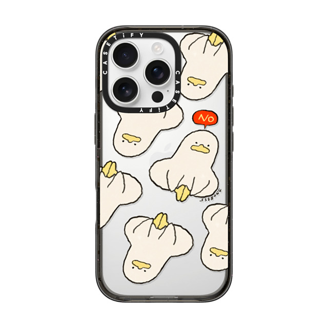SSEBONG x CASETiFY iPhone 16 Pro Case Animal,Cartoon ブラック インパクトケース NO Mother's Day SSEBONG x CASETiFY iPhone 16 Pro Case Animal,Cartoon ブラック インパクトケース NO Mother's Day
