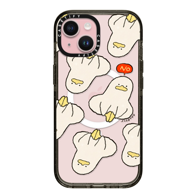 SSEBONG x CASETiFY iPhone 15 Case Animal,Cartoon ブラック インパクトケース MagSafe対応 NO Mother's Day SSEBONG x CASETiFY iPhone 15 Case Animal,Cartoon ブラック インパクトケース MagSafe対応 NO Mother's Day
