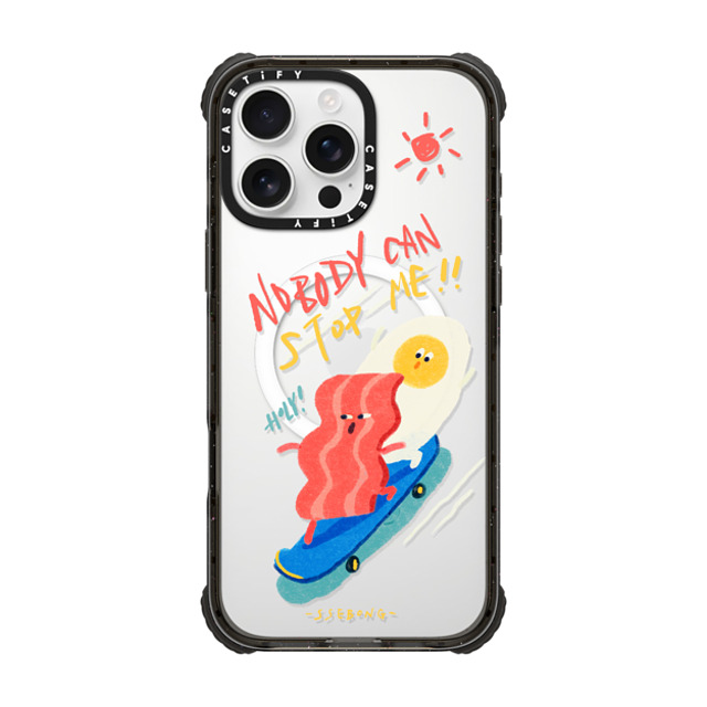 SSEBONG x CASETiFY iPhone 16 Pro Max Case Animal,Cartoon Black ウルトラ インパクトケース MagSafe 対応 Nobody can stop me!! Back to School SSEBONG x CASETiFY iPhone 16 Pro Max Case Animal,Cartoon Black ウルトラ インパクトケース MagSafe 対応 Nobody can stop me!! Back to School