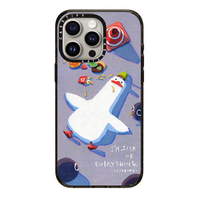 SSEBONG x CASETiFY iPhone 15 Pro Max ケース Animal,Cartoon ブラック インパクトケース MagSafe対応 Crime scene Back to School SSEBONG x CASETiFY iPhone 15 Pro Max ケース Animal,Cartoon ブラック インパクトケース MagSafe対応 Crime scene Back to School