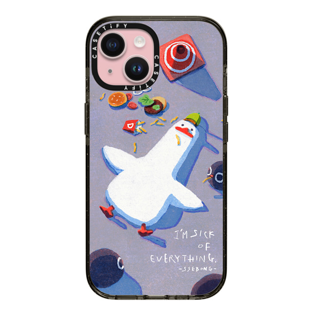 SSEBONG x CASETiFY iPhone 15 Case Animal,Cartoon Black Impact Case MagSafe Compatible Crime scene Mother's Day SSEBONG x CASETiFY iPhone 15 Case Animal,Cartoon Black Impact Case MagSafe Compatible Crime scene Mother's Day