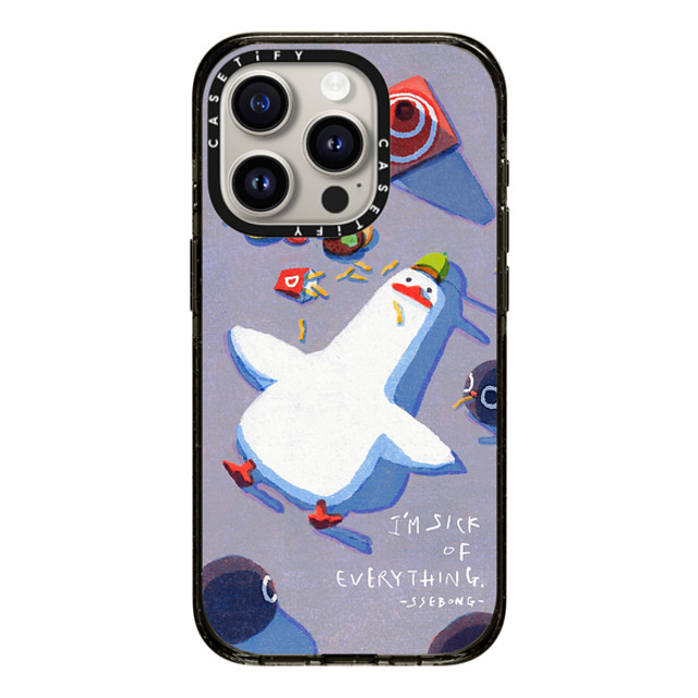 SSEBONG x CASETiFY iPhone 15 Pro Case Animal,Cartoon Black Impact Case MagSafe Compatible Crime scene Mother's Day SSEBONG x CASETiFY iPhone 15 Pro Case Animal,Cartoon Black Impact Case MagSafe Compatible Crime scene Mother's Day