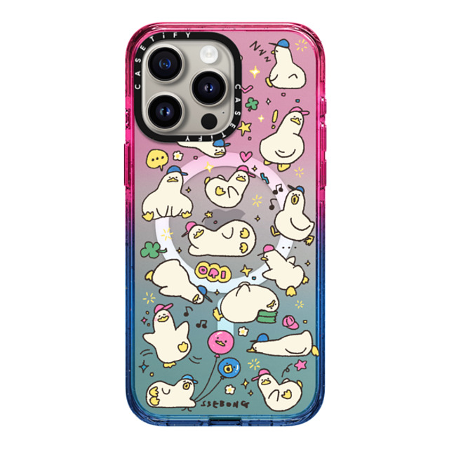 SSEBONG x CASETiFY iPhone 15 Pro Max ケース Animal,Cartoon Cotton Candy インパクトケース MagSafe対応 DUCKS Back to School SSEBONG x CASETiFY iPhone 15 Pro Max ケース Animal,Cartoon Cotton Candy インパクトケース MagSafe対応 DUCKS Back to School