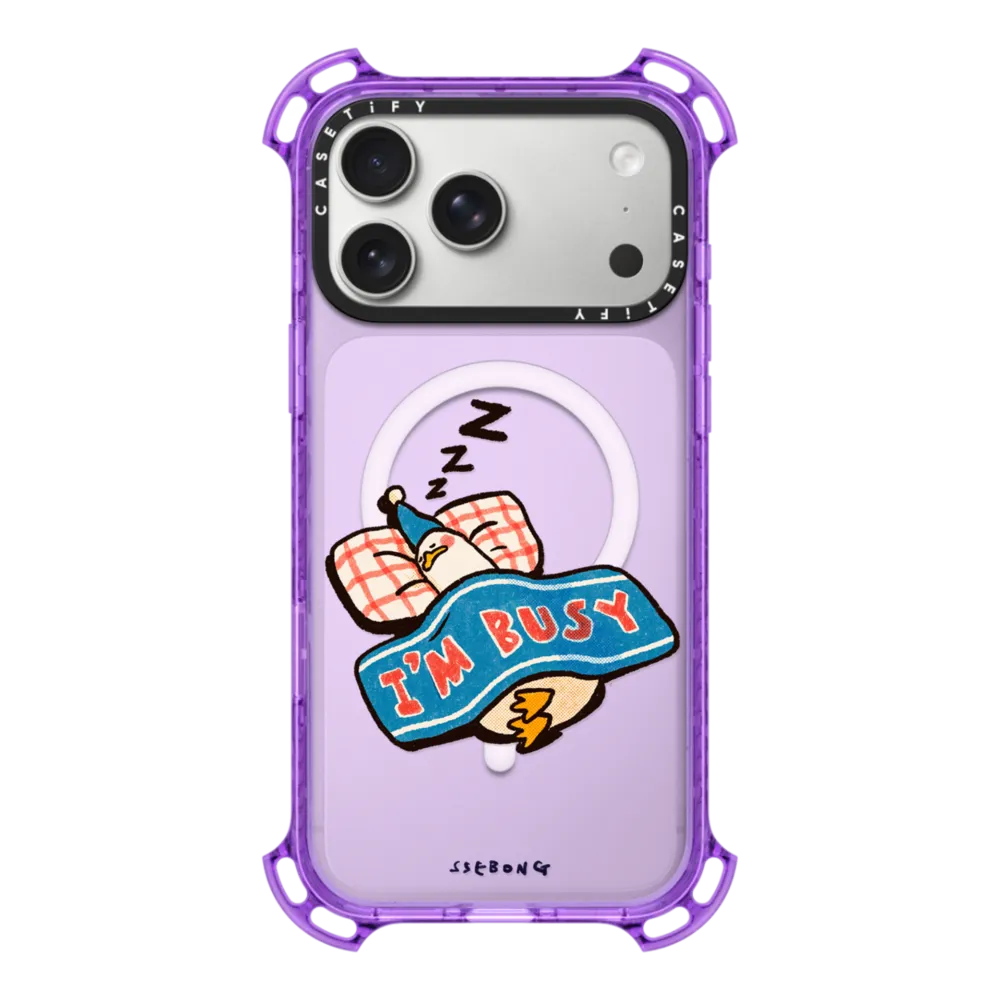 Bounce iPhone 17 Pro Max Case MagSafe Compatible - I'm so busy