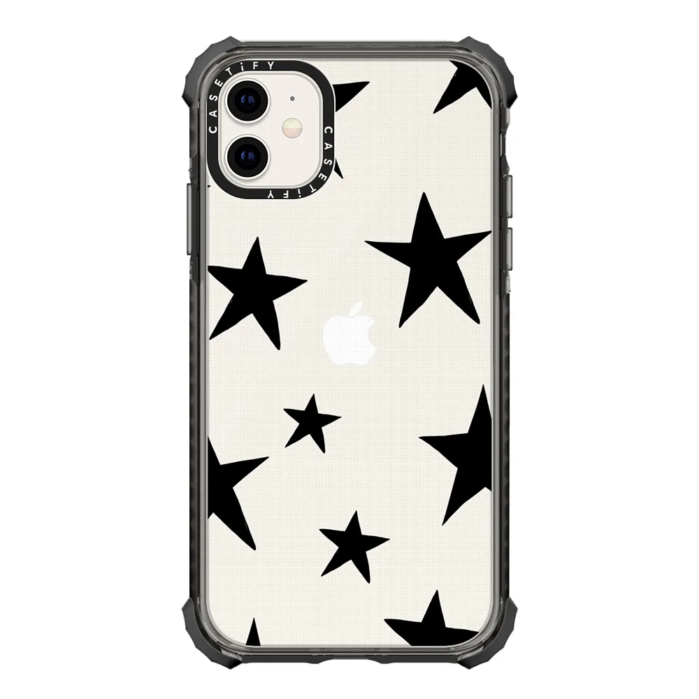 Ultra Impact iPhone 11 Case - Stars Black