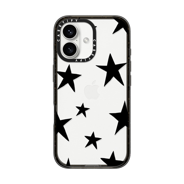 CASETiFY iPhone 16 Case Black Impact Case Star Stars Black CASETiFY iPhone 16 Case Black Impact Case Star Stars Black
