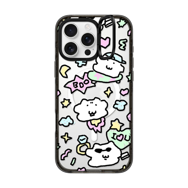 MEO MONSTERS x CASETiFY iPhone 16 Pro Max ケース Cartoon ブラック インパクトリングスタンドケース MagSafe対応 HIP HIP HIP! Father's Day MEO MONSTERS x CASETiFY iPhone 16 Pro Max ケース Cartoon ブラック インパクトリングスタンドケース MagSafe対応 HIP HIP HIP! Father's Day