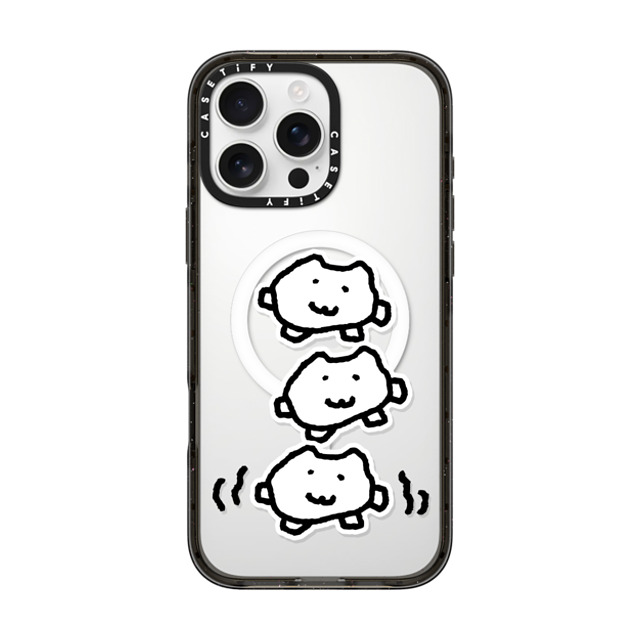 MEO MONSTERS x CASETiFY iPhone 16 Pro Max Case Cartoon Black Impact Case MagSafe Compatible shake shake Father's Day MEO MONSTERS x CASETiFY iPhone 16 Pro Max Case Cartoon Black Impact Case MagSafe Compatible shake shake Father's Day