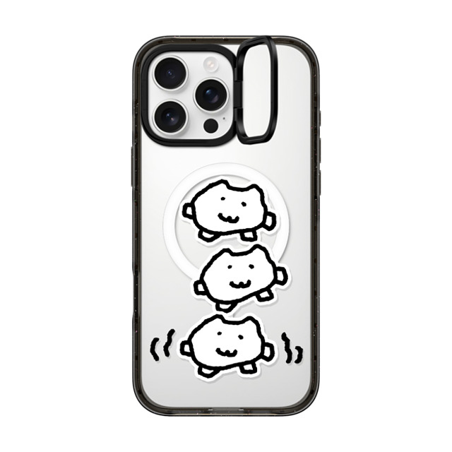 MEO MONSTERS x CASETiFY iPhone 16 Pro Max ケース Cartoon ブラック インパクトリングスタンドケース MagSafe対応 shake shake Father's Day MEO MONSTERS x CASETiFY iPhone 16 Pro Max ケース Cartoon ブラック インパクトリングスタンドケース MagSafe対応 shake shake Father's Day