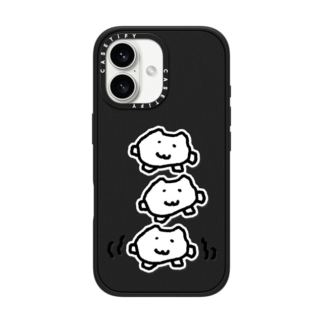 MEO MONSTERS x CASETiFY iPhone 16 Case Cartoon Matte Black Impact Case MagSafe Compatible shake shake Father's Day MEO MONSTERS x CASETiFY iPhone 16 Case Cartoon Matte Black Impact Case MagSafe Compatible shake shake Father's Day