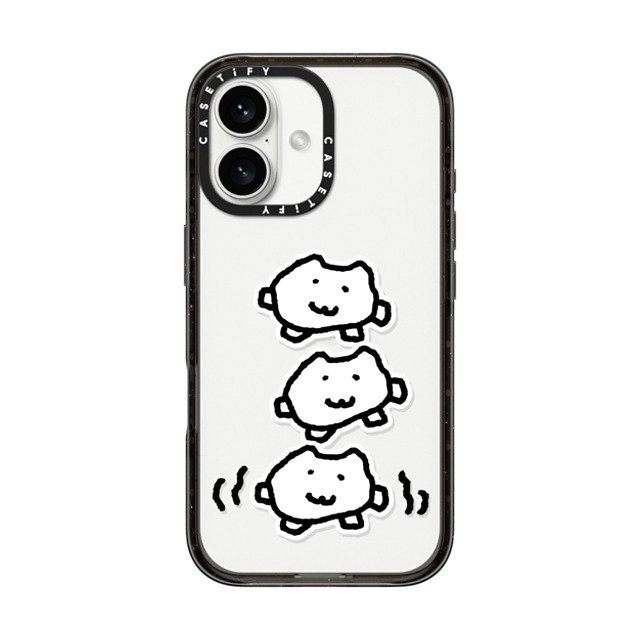 MEO MONSTERS x CASETiFY iPhone 16 Case Cartoon Black Impact Case shake shake Father's Day MEO MONSTERS x CASETiFY iPhone 16 Case Cartoon Black Impact Case shake shake Father's Day
