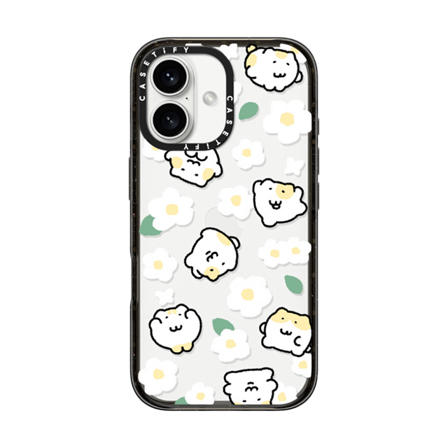 MEO MONSTERS x CASETiFY iPhone 16 Case Floral,Cartoon Black インパクトケース Egg Flower Mother's Day MEO MONSTERS x CASETiFY iPhone 16 Case Floral,Cartoon Black インパクトケース Egg Flower Mother's Day