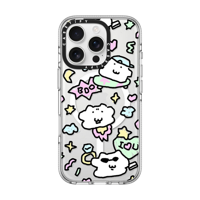 MEO MONSTERS x CASETiFY iPhone 16 Pro Case Cartoon Clear Clear Case MagSafe Compatible HIP HIP HIP! Father's Day MEO MONSTERS x CASETiFY iPhone 16 Pro Case Cartoon Clear Clear Case MagSafe Compatible HIP HIP HIP! Father's Day