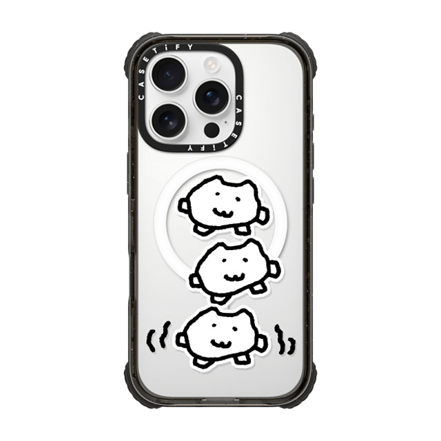 MEO MONSTERS x CASETiFY iPhone 16 Pro Case Cartoon Black ウルトラ インパクトケース MagSafe 対応 shake shake Father's Day MEO MONSTERS x CASETiFY iPhone 16 Pro Case Cartoon Black ウルトラ インパクトケース MagSafe 対応 shake shake Father's Day