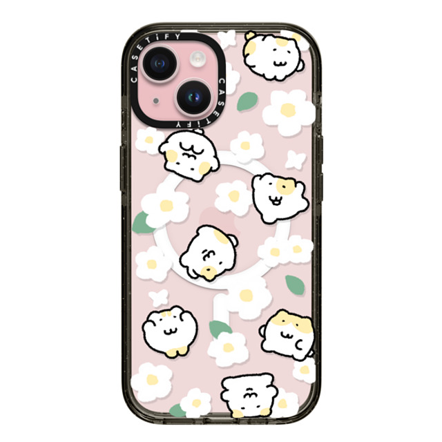 MEO MONSTERS x CASETiFY iPhone 15 Case Floral,Cartoon Black Impact Case MagSafe Compatible Egg Flower Mother's Day MEO MONSTERS x CASETiFY iPhone 15 Case Floral,Cartoon Black Impact Case MagSafe Compatible Egg Flower Mother's Day