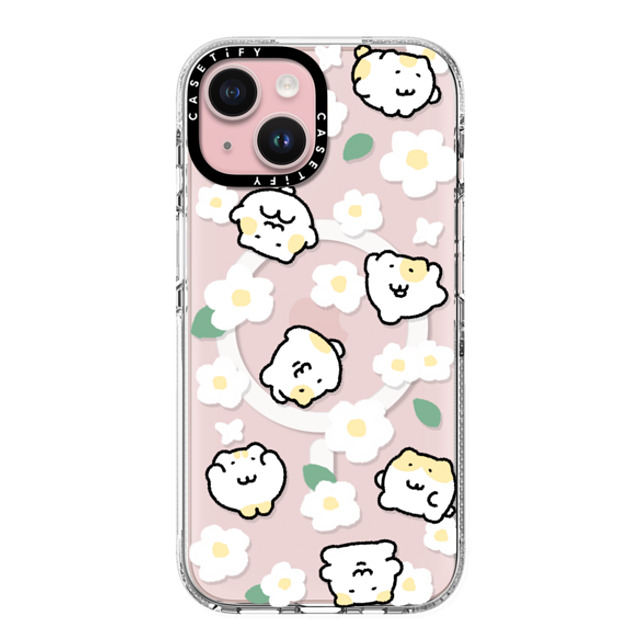 MEO MONSTERS x CASETiFY iPhone 15 Case Floral,Cartoon Clear Clear Case MagSafe Compatible Egg Flower Mother's Day MEO MONSTERS x CASETiFY iPhone 15 Case Floral,Cartoon Clear Clear Case MagSafe Compatible Egg Flower Mother's Day