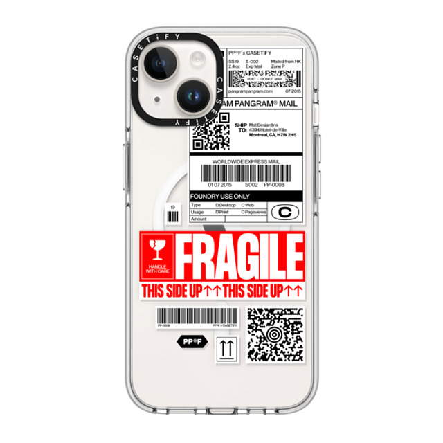 Pangram Pangram x CASETiFY iPhone 14 ケース クリア クリア ケース MagSafe対応 PP-0008