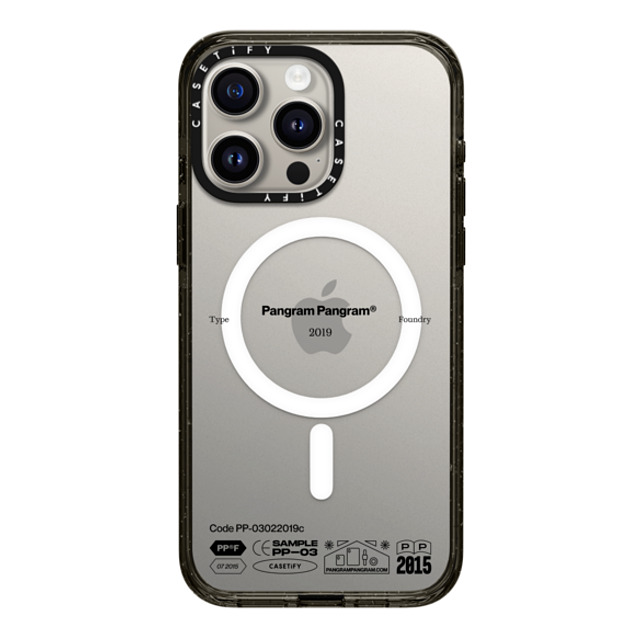 Pangram Pangram x CASETiFY iPhone 15 Pro Max Case Black Impact Case MagSafe Compatible PP-03 Black Back to School Pangram Pangram x CASETiFY iPhone 15 Pro Max Case Black Impact Case MagSafe Compatible PP-03 Black Back to School