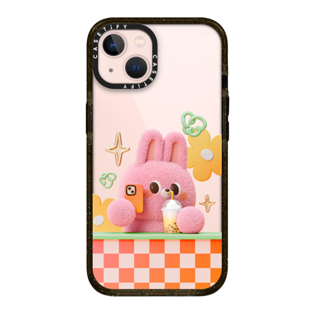 Bonnie Lu x CASETiFY iPhone 13 ケース ブラック インパクトケース Selfie by Bonnie Lu